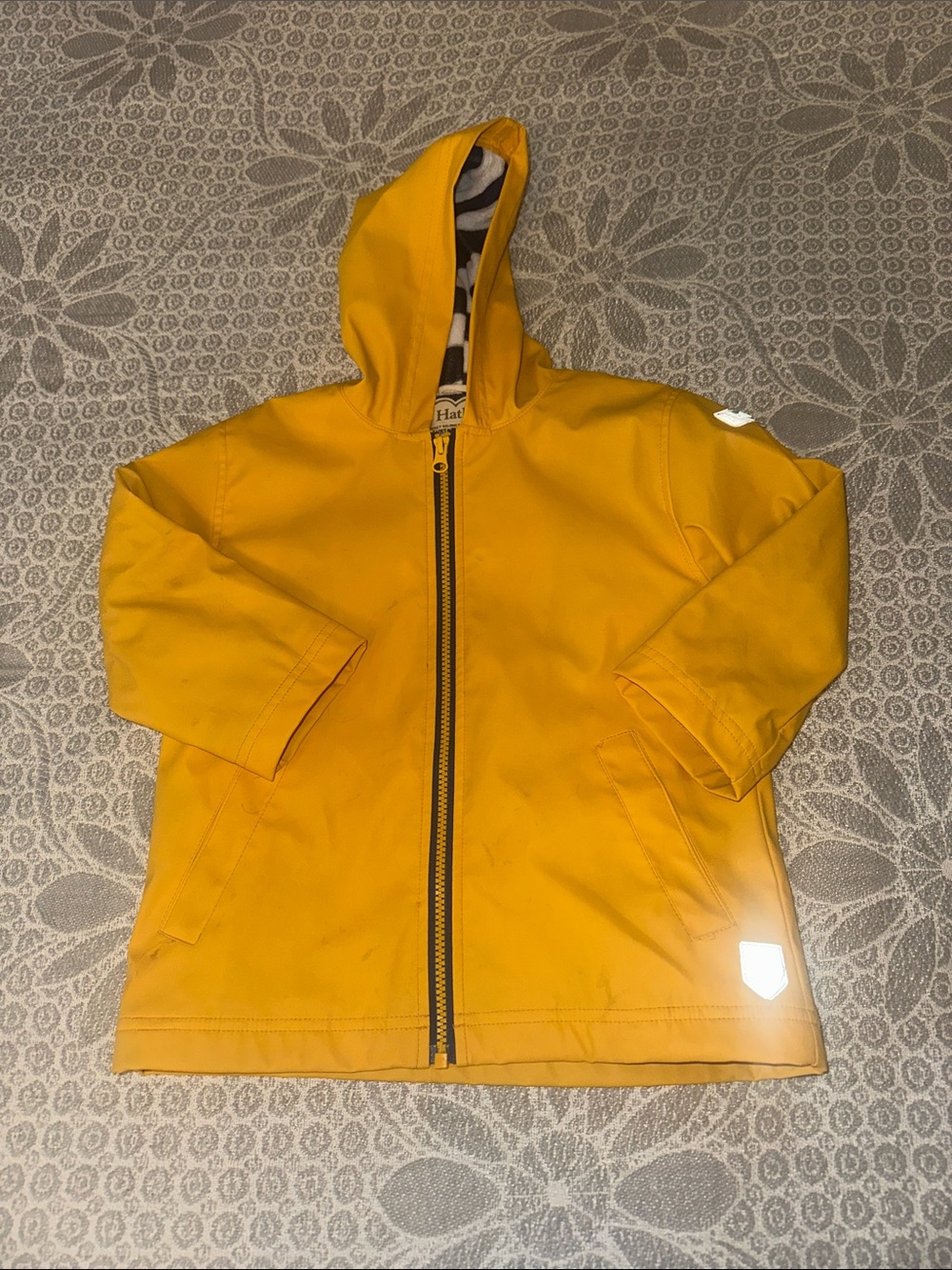 Hatley Yellow Hooded Rain Jacket